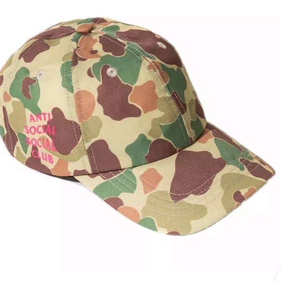 Anti Social Social Club Camo Cap - Picture 1 of 5